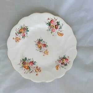 Coalport Junetime Vintage Floral Scalloped Plate